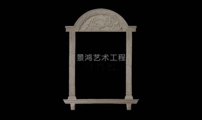 grc水泥歐式構件窗套施工安裝